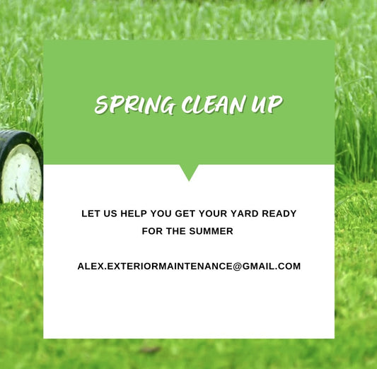 Spring clean up